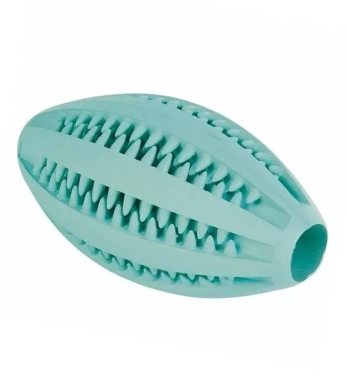 Ballon De Rugby Dentaire Pour Chien - En Caoutchouc, 11 Cm - Aide à L'hygiène Dentaire