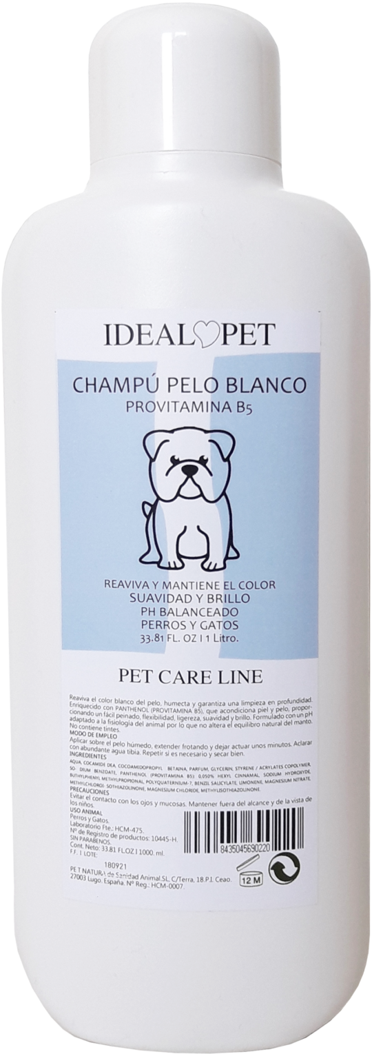 Champú Pelo Blanco Ideal Pet - Imagen 2