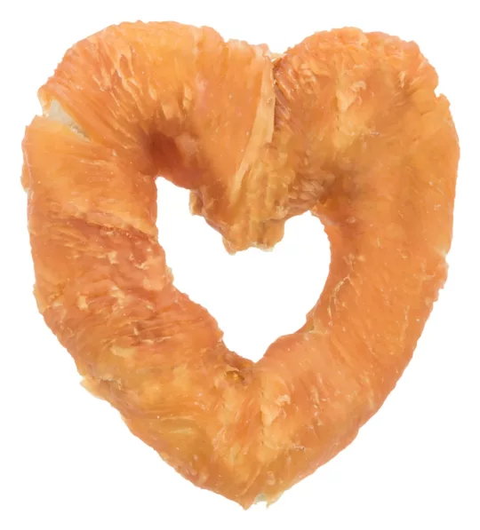 Corazón de piel con pollo
