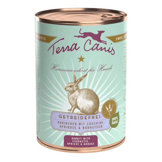 Terra canis Grain free conejo y calabacín 400gr