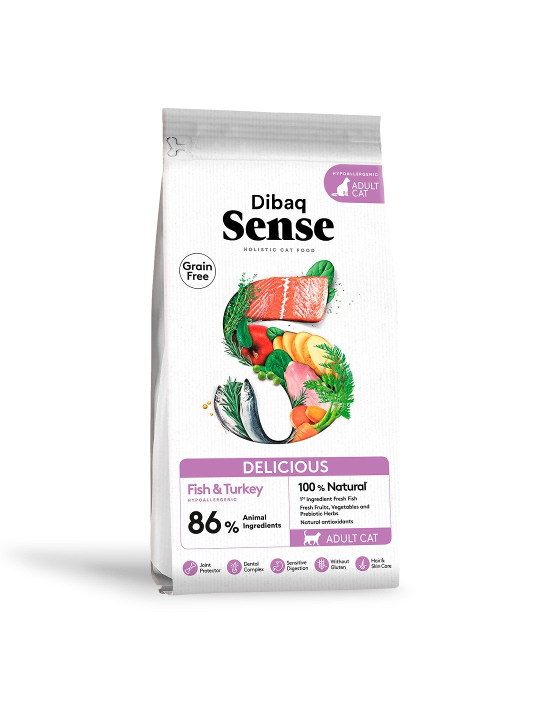 Dibaq Sense Cat GF Delicious Pescado y Pavo