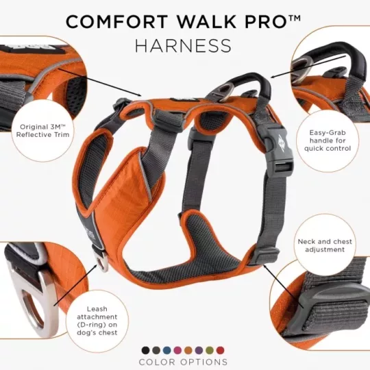 Arnés Dog Copenhagen Confort Walk Pro Naranja - Imagen 4