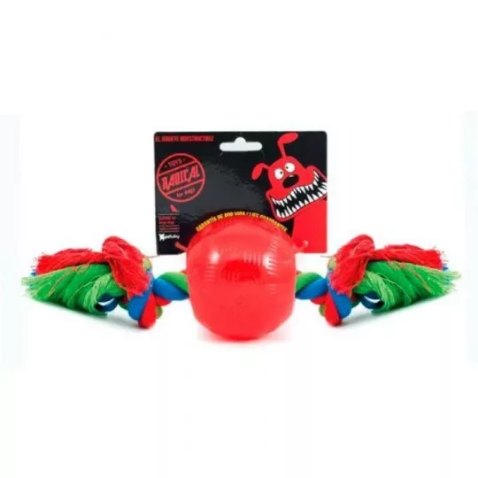 Radical pelota con mordedor 10cm