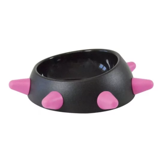 Comedero Boss perro Negro/Rosa