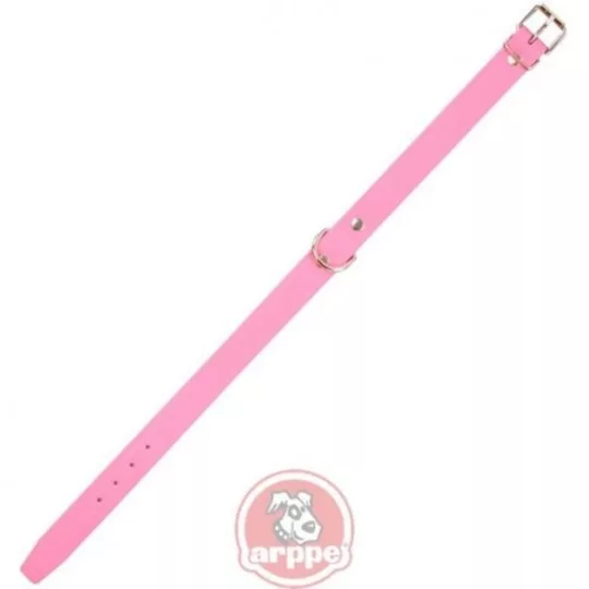 Collar Cuero Amazone Rosa