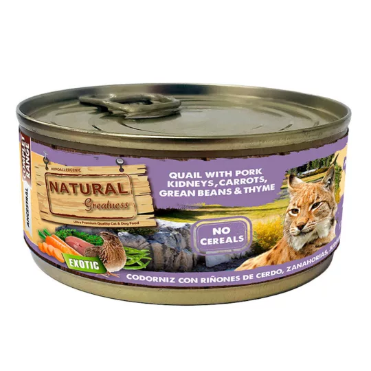 Natural Greatness Codorniz con Riñones de Cerdo
