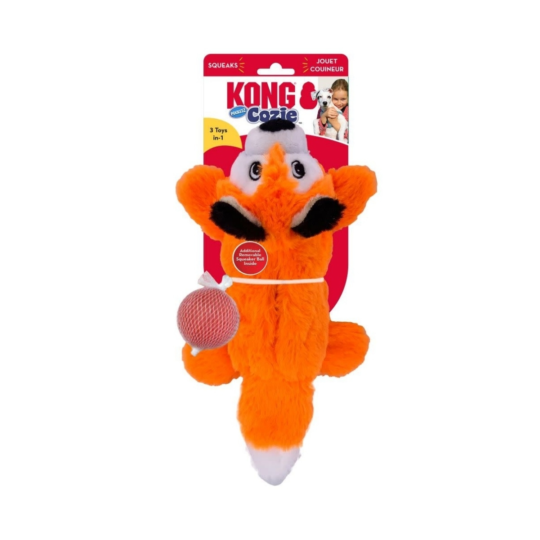 Kong Cozie Pocket Juguete Peluche Zorro - Imagen 2