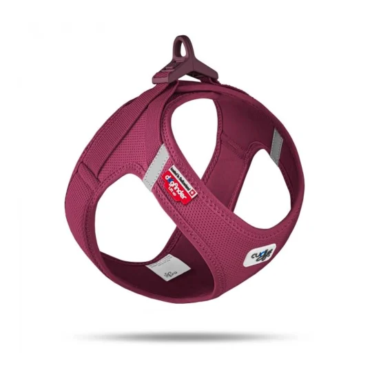 Curli Arnés Air Mesh Clasp Burdeos