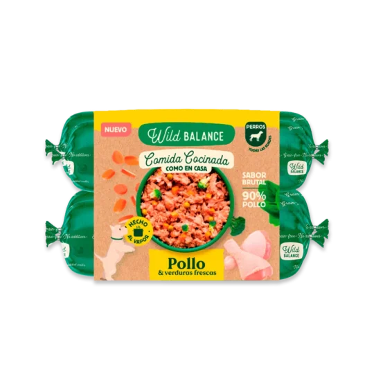 Wild Balance Comida Cocinada Pollo con verduras