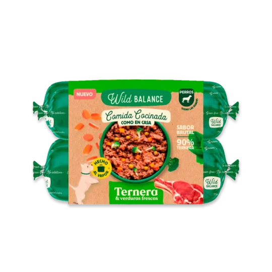 Wild Balance Comida Cocinada Ternera con verduras