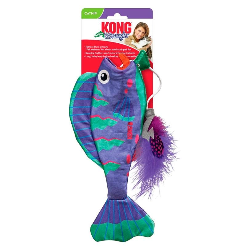 Wrangler Angler Pescado Kong para Gatos