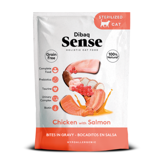 Dibaq Sense Bocaditos en Salsa Pollo con Salmón