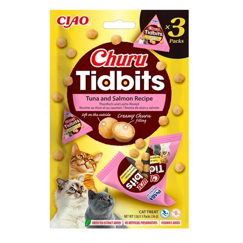 Churu Tidbits Atún y Salmón
