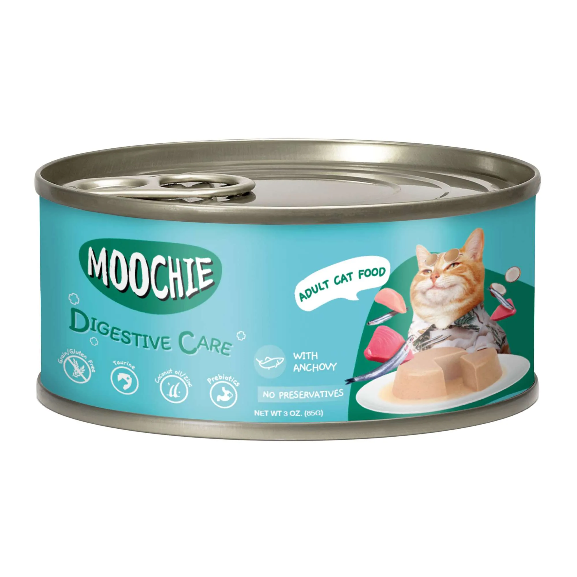 Moochie Cuidado Digestivo Paté con Anchoa