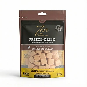 Dados de pollo Liofilizado