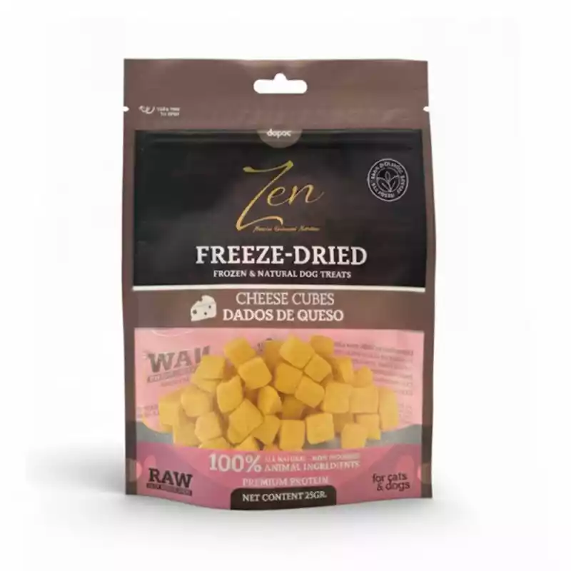 Zen Dados de Queso Liofilizados