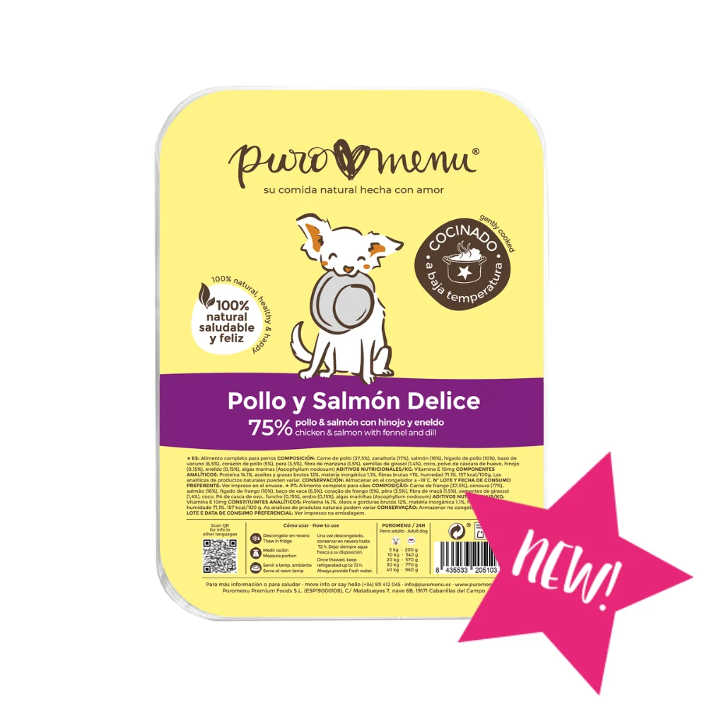 Puromenu Pollo y Salmón Delice