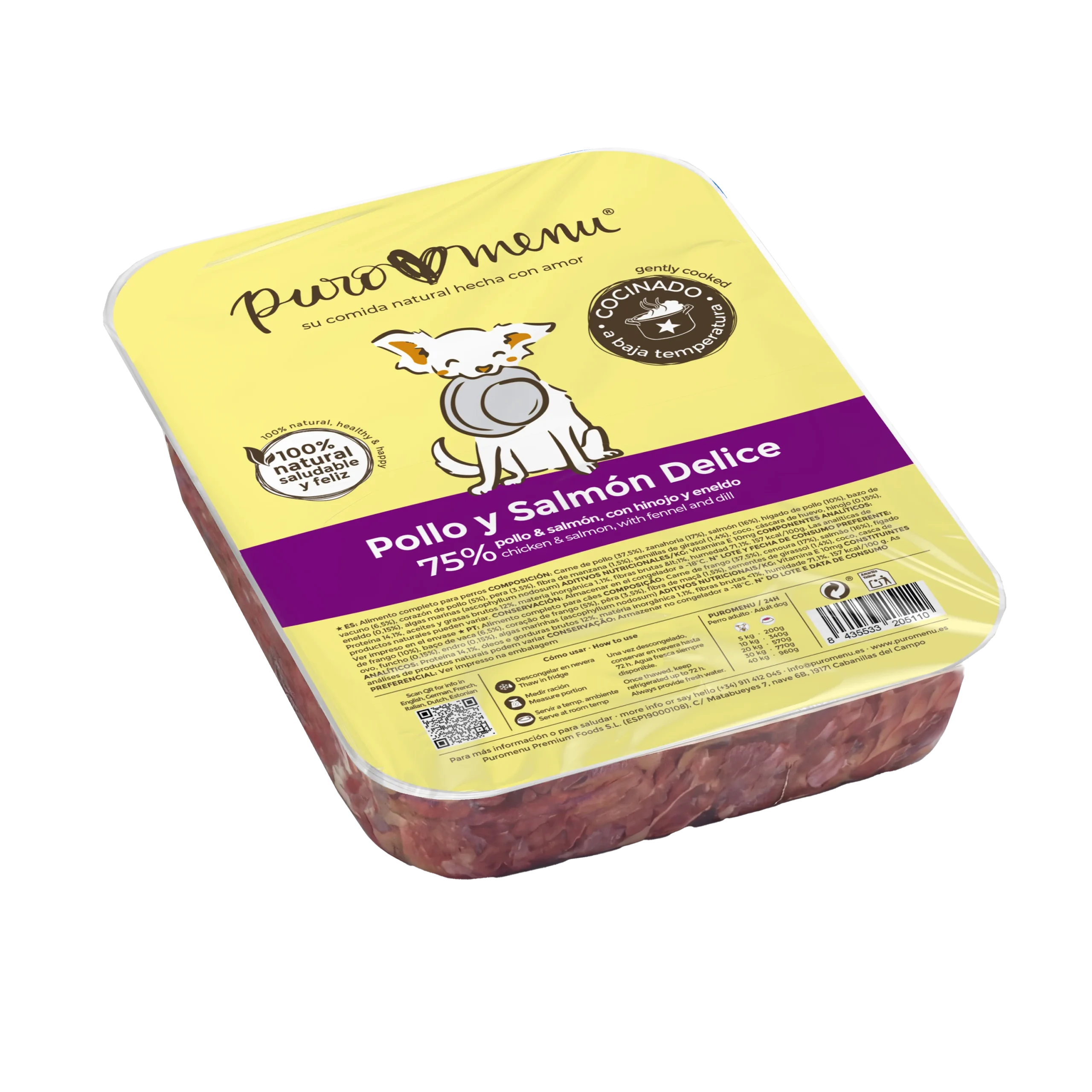 Puromenu Pollo y Salmón Delice - Imagen 4